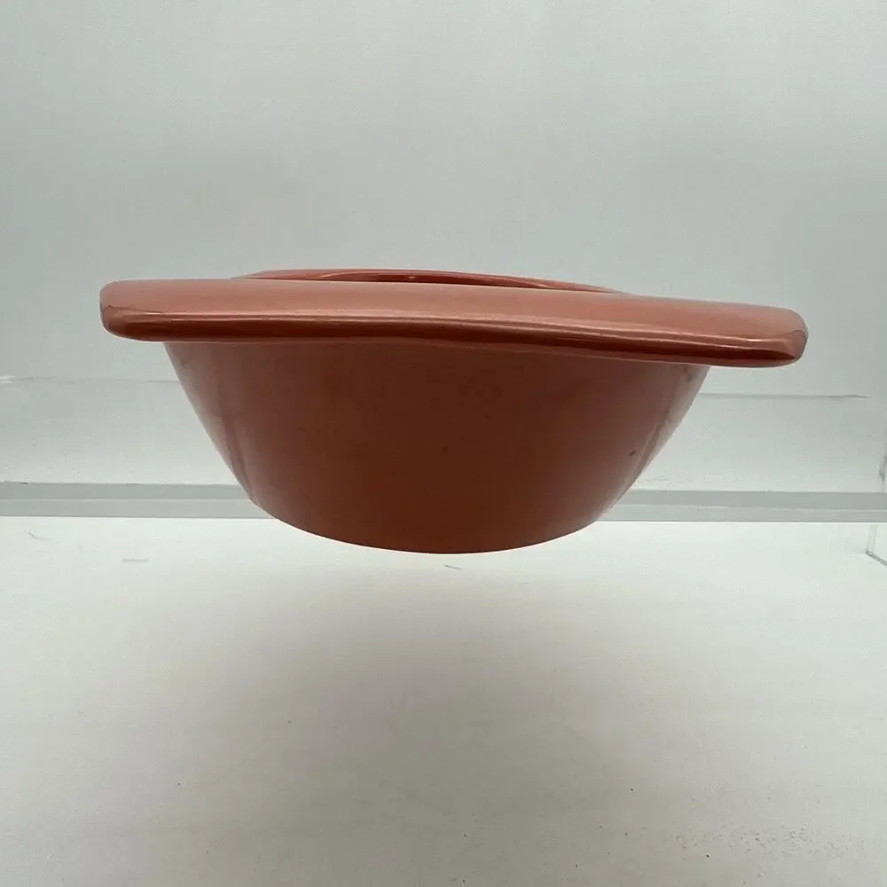 Prolon Vintage Melamine Burnt Orange Oval Serving Bowls 11